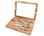 Furi Pro 4-Piece Kitchen Knife Gift Set - Silver/Natural/Clear 2