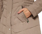 Pingpong Women's Classic Puffer Jacket - Walnut