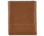 Fossil Lufkin Trifold Leather Wallet - Brown