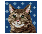Beutron 15x15cm Tabby Cat Tapestry Kit