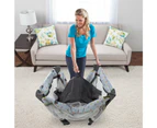 Ingenuity Marlo Baby/Infant Portable Travel Cot/Bed w/ Nappy Changing Table/Toys