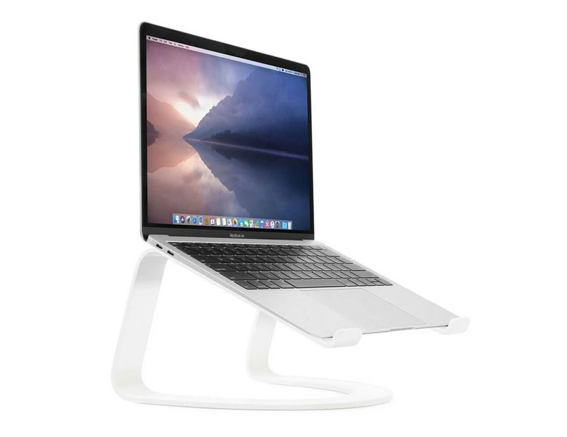 Twelve South Curve SE Aluminium Stand Holder/Mount for Apple MacBook/Laptop WHT