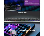 Cooler Master CK350 RBG USB Gaming Keyboard Wired Illuminated for PC/Laptop BLK