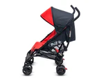 Vee Bee Buz 108cm Reclining/Foldable Stroller/Pram Baby/Infant 0m+ Raspberry Red