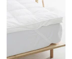 Hacienda Goose Feather 500gsm Quilt & 1800gsm Mattress Topper for Double Size