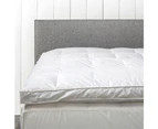 Hacienda Goose Feather 500gsm Quilt & 1800gsm Mattress Topper for Double Size