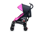 Vee Bee Buz 108cm Reclining/Foldable Stroller/Pram Baby/Infant 0m+ Rose Pink