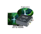 AV input RCA Analog Audio Video Composite CVBS to HDMI Digital Output Converter