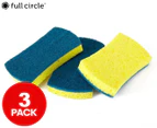 Full Circle Refresh Recycled Scrubber Sponges 3-Pack