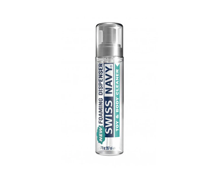 Swiss Navy Toy & Body Cleaner Foamer 7 Oz. The Ultimate Cleaning Solution For Your Intimate Pleasures