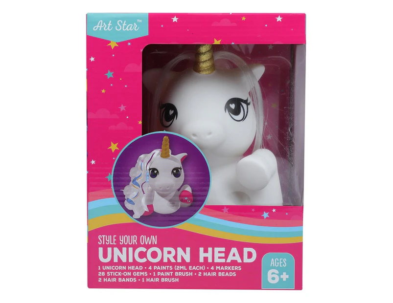 Art Star Style Your Own Unicorn Head