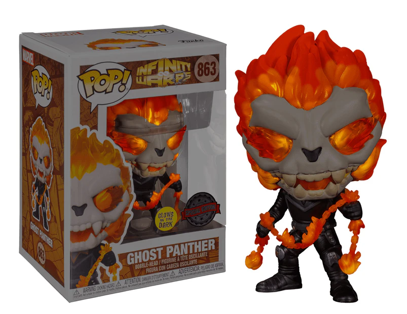 Funko POP! Marvel Infinity Warps: Ghost Panther Vinyl Figure