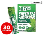 X50 Green Tea + Resveratrol Antioxidant Energy Drink Original 30 Serves