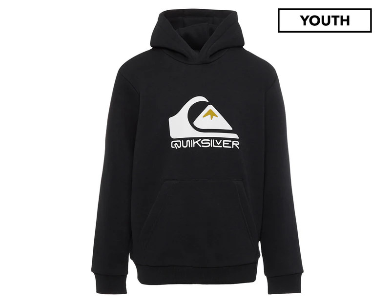 Quiksilver Youth Boys' Big Logo Hoodie - Black