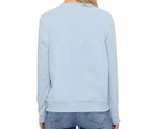Calvin Klein Jeans Women's Vegetable Dye Monogram Crew Sweat / Sweatshirt - Chambray Blue