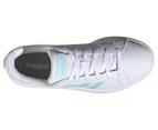 Adidas Women's Grand Court Base Sneakers - Cloud White/Clear Mint