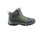 Kathmandu Kids' Messey Sturdy Mid Hiking Boots v2  Hiking Shoes - Grey Green