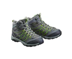 Kathmandu Kids' Messey Sturdy Mid Hiking Boots v2  Hiking Shoes - Grey Green