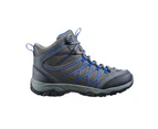 Kathmandu Kids' Messey Sturdy Mid Hiking Boots v2  Hiking Shoes - Grey Blue