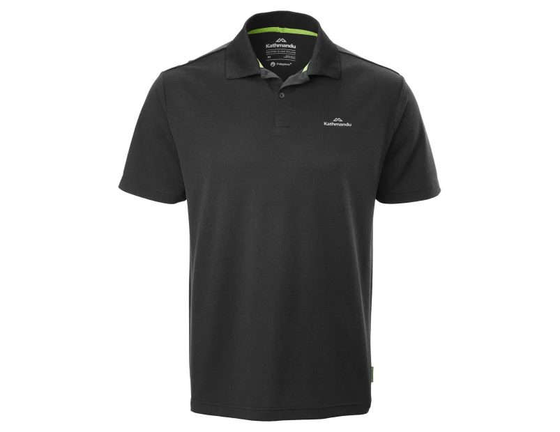 Kathmandu Men's Vanua Polo  Polo Shirt  T-Shirt - Black