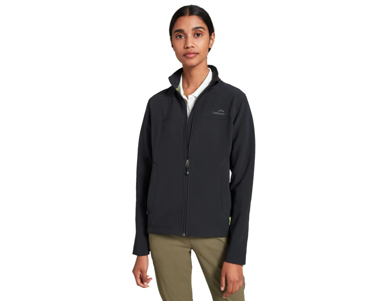Kathmandu Arbury Womens Wind Resistant Water Repellent Softshell Jacket v4  Women's  Basic Jacket - Black