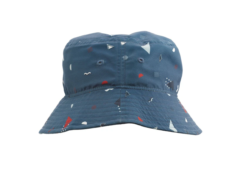 Kathmandu Kids' Bucket Hat - Blue Midnight Navy Confetti Print
