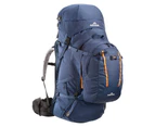 Kathmanduterloper gridTECH 70L Women's Hiking Travel Backpack with Daypack v2  Rucksacks - Blue Dark Navy
