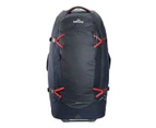 Kathmandu Hybrid 70L Backpack Wheeled Handle Luggage Bag Travel Trolley  Unisex  Rucksacks - Black