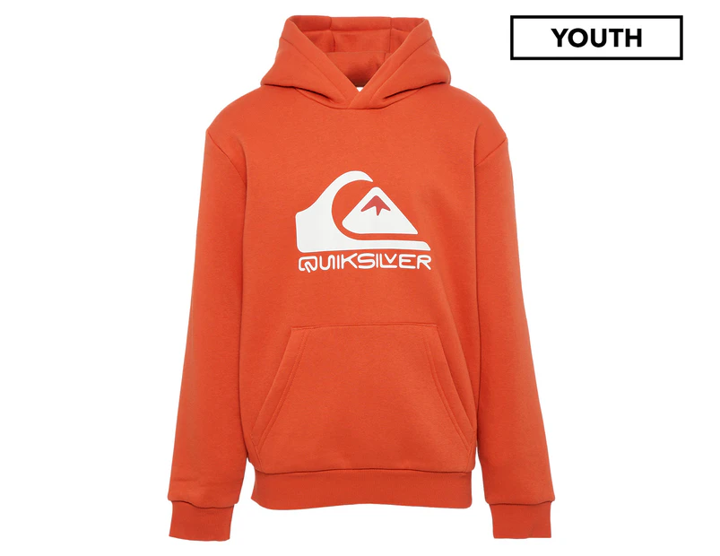 Quiksilver Youth Boys' Big Logo Hoodie - Chilli