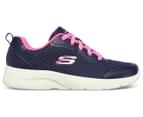Skechers Women's Dynamight 2.0 Special Memory Trainers - Navy/Hot Pink 1
