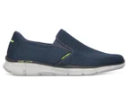 Skechers Men's Equalizer Double Play Slip-On Casual Moc Sneakers - Navy
