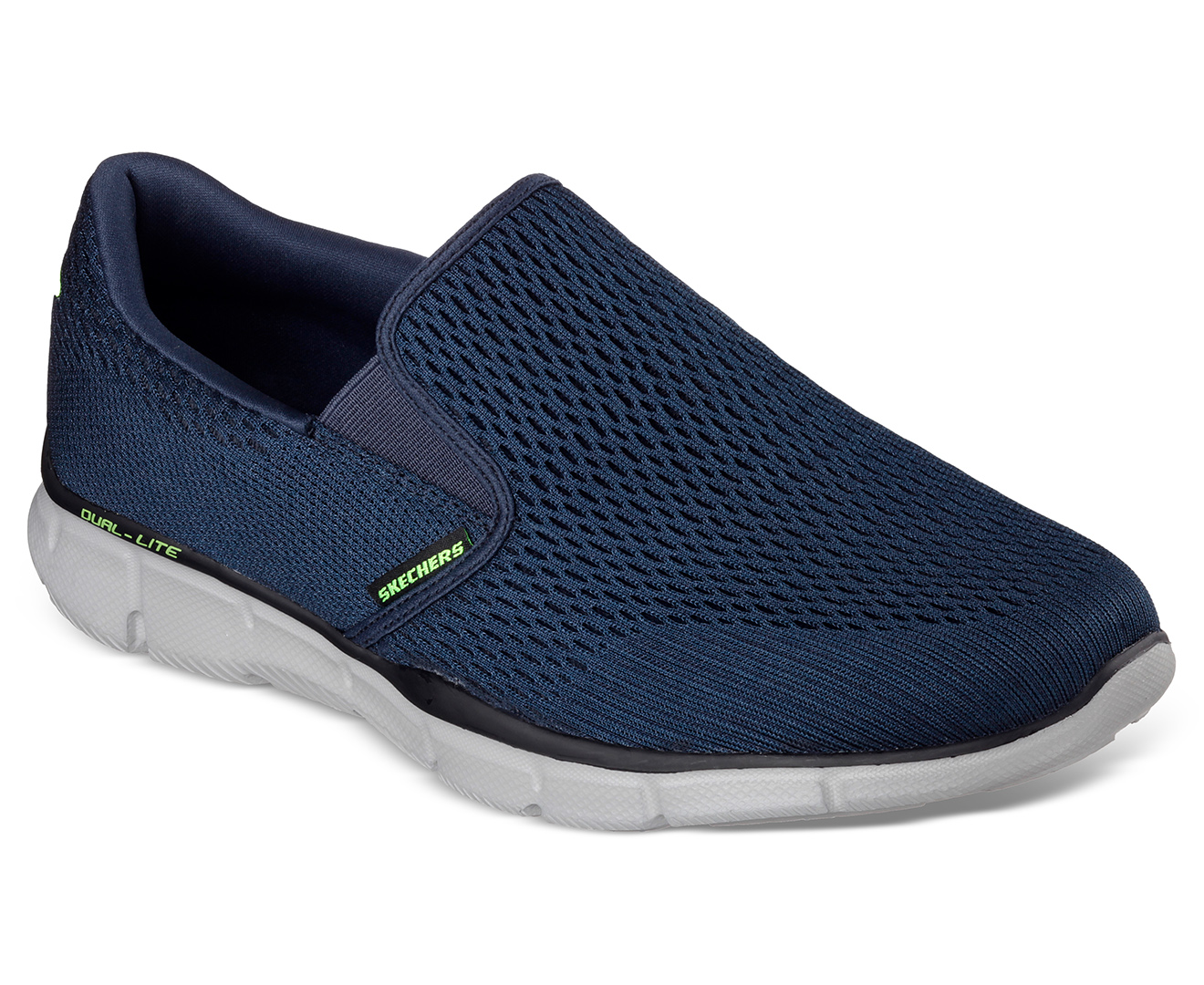 Skechers Men's Equalizer Double Play Slip-On Casual Moc Sneakers - Navy ...
