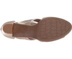 Bella Vita Women's Leslie Heeled Sandal, Champagne Leather, 8.5 M US