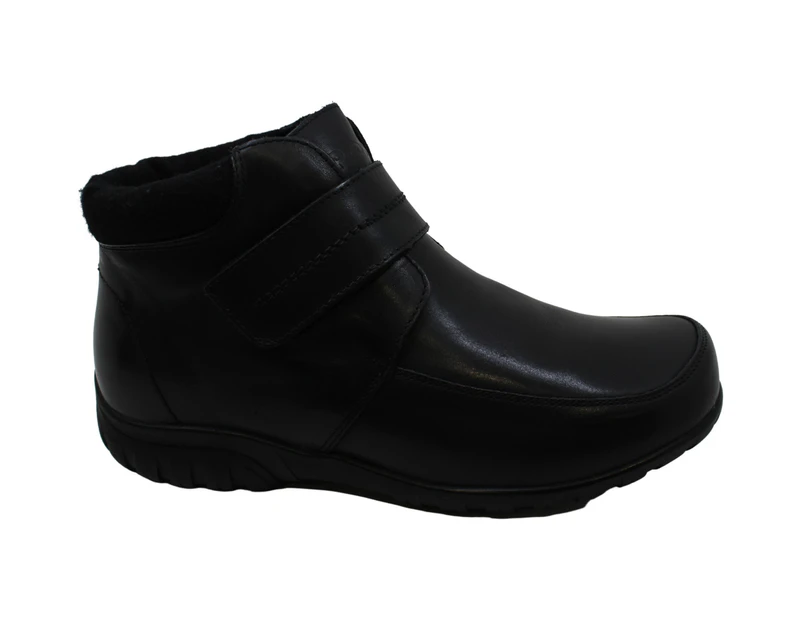 Propet Women's Delaney Strap Ankle Boot, Black, 7.5 2X-Wide