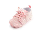 Meckior Infant Baby Boys Girls Canvas Toddler Sneakers Rubber Anti-Slip First Walkers Candy Shoes