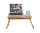 Adjustable Bed Lap Desk Two Flowers Book Reading Tray Stand