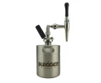IKegger Nitro Coffee Keg - 5L Black Keg, Chrome and Brass