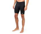 Piping Hot Mens Recycled Eco-Friendly Adjustable Drawstring Waistband Jammer Swim Shorts Black