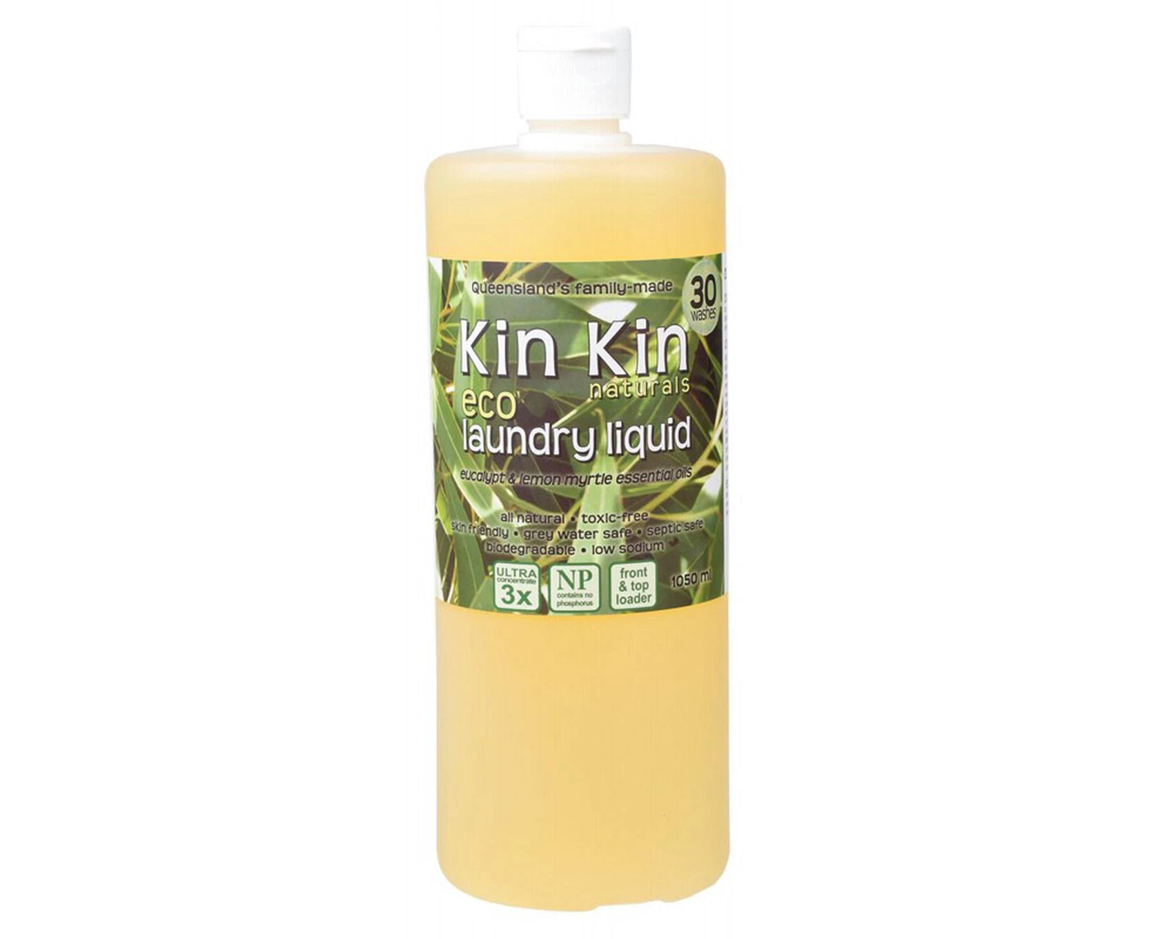 Kin Kin Naturals Eco Laundry Liquid Eucaly&L.Myrtle 1050ml