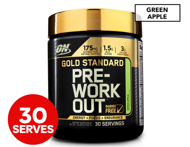 Optimum Nutrition Gold Standard Pre-Workout Green Apple 300g / 30 Serves