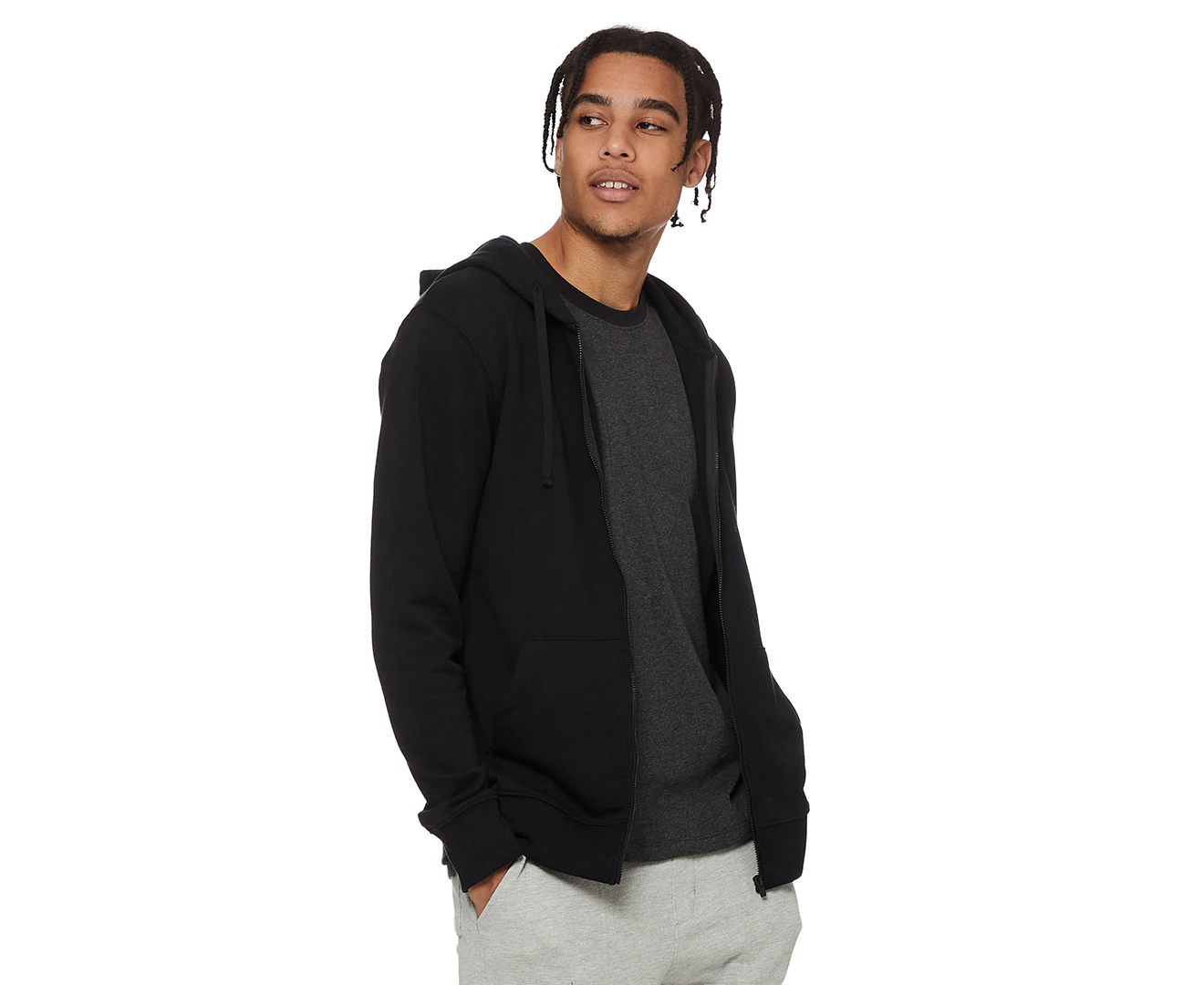 Bonds Men's Essentials Zip Hoodie - Black