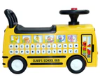 Sesame Street Elmo's Ride & Learn School Bus Foot To Floor Ride-On Toy