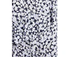TUSSAH Women's Clarisa Midi Dress - Aria Floral - Lavender - Midi Dress
