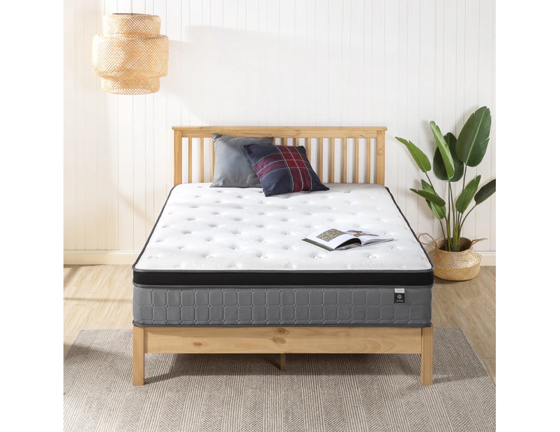 Zinus Comforta Luxe Pocket Spring Mattress with Euro Top Support - King