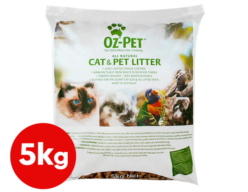 Oz-Pet All Natural Cat & Pet Litter 5kg