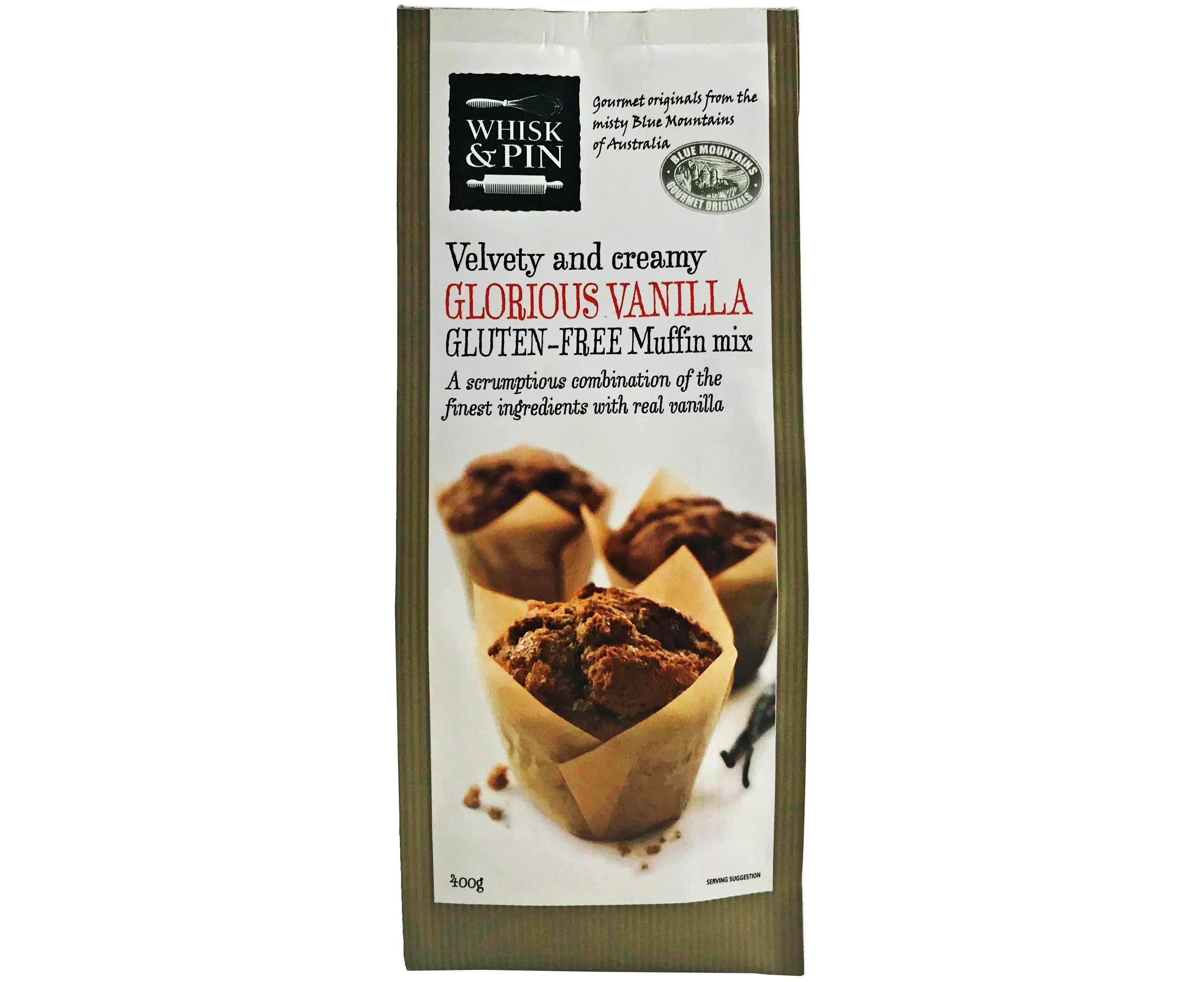 Vanilla Gluten Free Muffin Mix 400g - Whisk & Pin