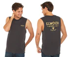 Elwood Men's Tevan Muscle Tank - Vintage Black