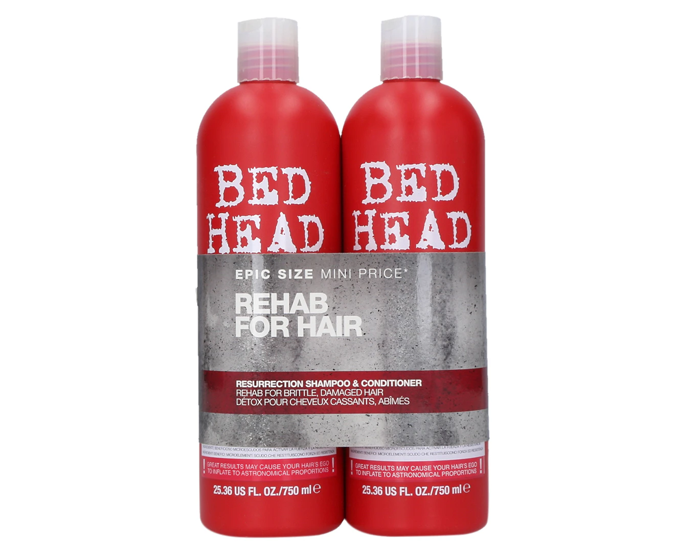 Tigi Bed Head Resurrection Shampoo & Conditioner Duo - 25.36 Fl Oz