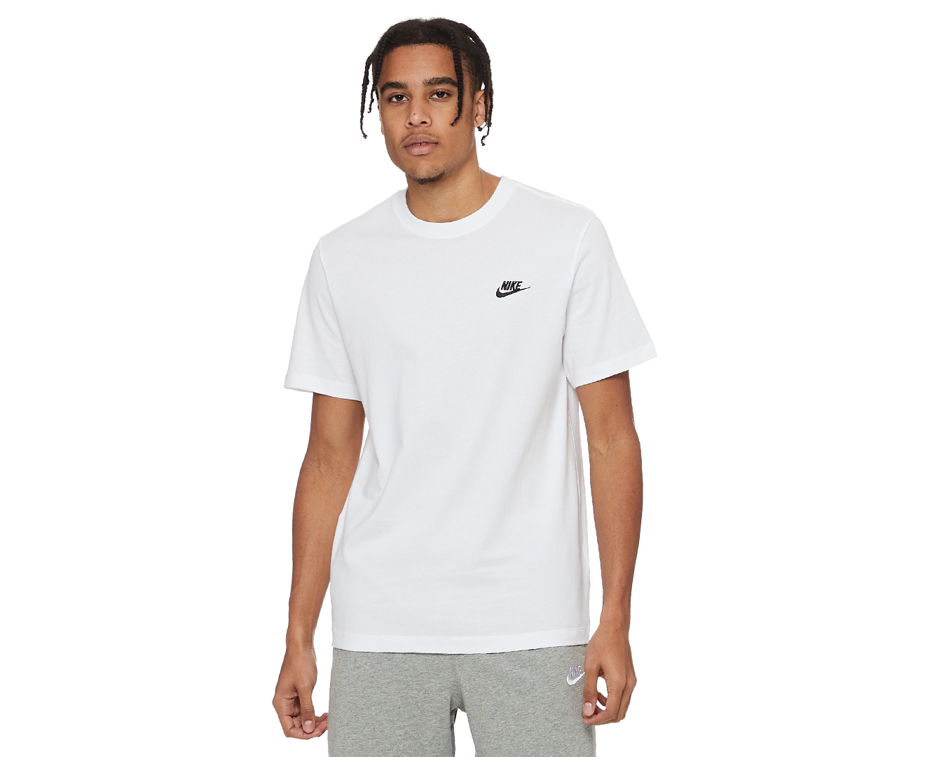 Nike Sportswear Men's Club Tee / T-Shirt / Tshirt - White | Catch.co.nz