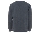 Billabong Youth Boys' Trademark Crew Sweater - Grey Marle